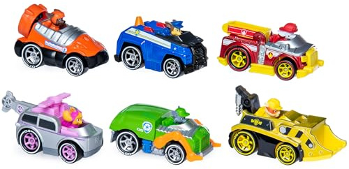 PAW PATROL 6053362 - True Metal Geschenkset mit sechs Metall-Fahrzeugen - Klassik Version