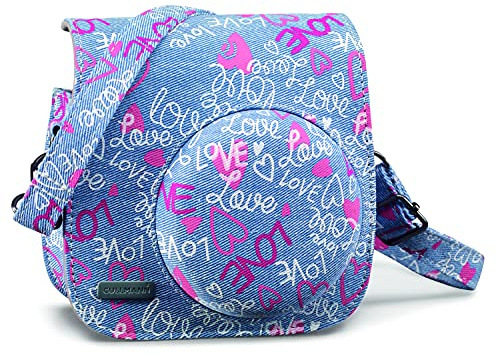 CULLMANN - 98865 - Rio Fit 110 Kameratasche für Fuji Instax Mini 11 und 12 - Design Love - Innenmaße 125x135x70mm - 144g leicht