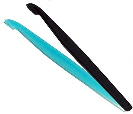 Tupperware Set of 2 Citrus Peelers in Aqua Blue and Black