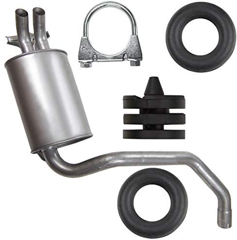 Adamot Endschalldämpfer Auspuff Endtopf für Mercedes 190 W201 2.0 2.3 2.6