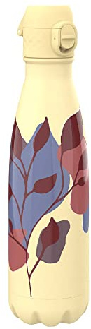Ion8 Bottiglia d'acqua a prova di perdite, isolata sottovuoto, Cornhusk botanico, 500 ml (17 oz)
