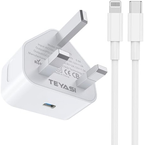 iPhone Fast Charger Plug and Cable 20W Fast Charge for iPhone 14/14 Pro Max/13/13 Pro/12/12 Pro/SE/11/11 Pro/10/XR/8/8 Plus,New Apple i Phone USB C to PD Charging Cable and Plug,Type C Plug and Lead