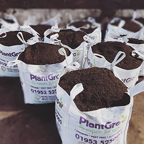 PlantGrow Torvfri kompost – naturlig trädgårdskompost för upphöjda sängar, krukor, behållare och boarders – 100 % växtbaserad kompost, kompost och foder i ett