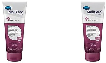 MoliCare Skin Crema con Óxido de Zinc: Protección para la Piel, Zonas Irritadas, Piel Sensible, 200 ml (Paquete de 2)