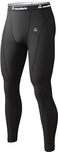 Lot de 1, 2 ou 4 pantalons thermiques pour homme avec doublure en polaire, 1 pièce - Noir, Taille L