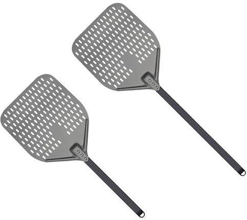Pala per pizza 1 pz 12 14 pollici pala per pizza pala grande lunga in alluminio con manico lungo strumenti per pasticceria bucce pala pala per pizza strumenti per la cottura di torte per pizza bucci