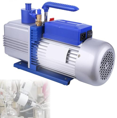 GTANND Vacuum Pump,Double Stage Air Conditioning Vacuum Pump,Portable Refrigeration Vacuum Pump,Air Conditioning Electric Air Vacuum Pump,Convenient To Operate,2L