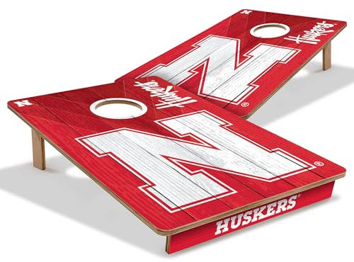 YouTheFan NCAA Nebraska Cornhuskers 2’ x 3’ Wood Cornhole Game