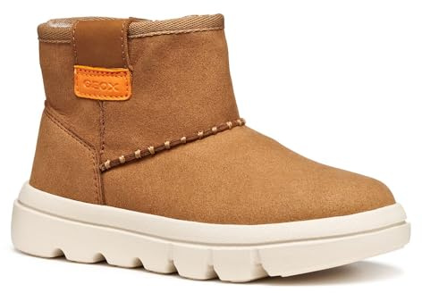 Geox J WILLABOOM - Stivale da ragazza, motivo whisky, 33 EU, Whisky, 33 EU