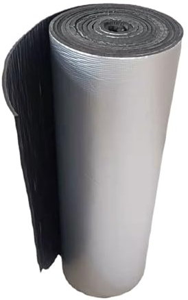 NINHFTDROU Feuille d'isolation thermique Panneaux réfléchissants de film d'aluminium de feuille de radiateur réfléchissant la chaleur for radiateurs, panneaux réflecteurs de feuille d'isolation de rad