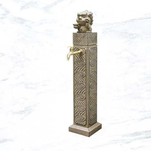 Grifo de columna exterior,Tipo columna de grifo de jardín,grifo de columna de jardín,Jardín de columna de agua,grifo jardin antihielo,fuente jardin exterior,estación dispensadora de agua para jardín(B