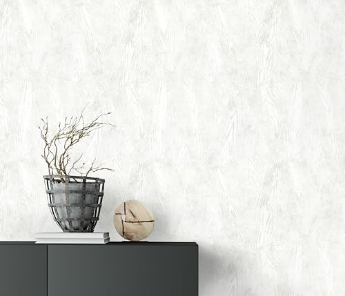 Strukturtapete 10439-31 Vliestapete Holz 0.53 x 10.05 m Erismann Opus Creme