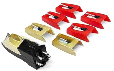 1 Set Plattenspieler-Nadel-Set, Doppelton-Schallplattenspieler-Nadel verbessert den Klang und lange Nutzungsdauer