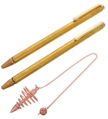 TOYANDONA Baguettes Sourcier Cuivre Solides de Tiges Portables et Durables pour Radiesthésie Outil de Divination Facile à Utiliser pour Chasse Aux Fantômes et Recherche Eau