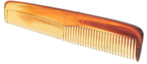 Pettine Taglio Chioma Professionale a Denti Fini e Larghi Plastico | Uso in Salone e Casa, per Sfumatura e Rifinitura, Formato Barber Supply per Lavoro di Taglio