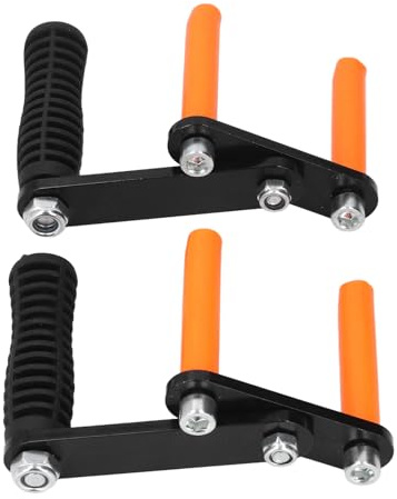 Strumento Porta Pannelli in Multifunzione, Porta Lastre in Compensato Nero, Capacità 115KG, Apertura 53mm - Design Ergonomico, Acciaio Spesso 5mm, Per Sollevamento Facile e Sicur