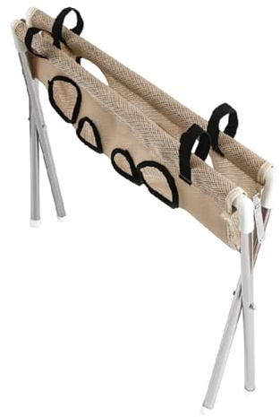 Generisch Grooming Hammock for Small Dogs - 8-Hole Cat Grooming Solution,Anti-Wobble Base Pet Nail Clipping Hanger - for Kitten Puppy Indoor Home Ear Cleaning Teeth Brushing Small Medium Large Breed
