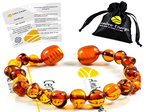 Bernstein Armband 100% Baltischen Bernstein, beste Qualität (Cognac)