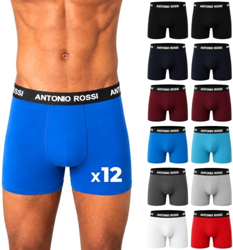FM London herr Hipster Fitted Boxer, Flerfärgad, XXL