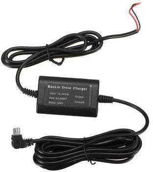 PeroFors Dc 12V-23V To 5V Mini Micro Usb Port Car Hard Wire Cable Car Charger Camera Phone Gps Pad - Micro Usb
