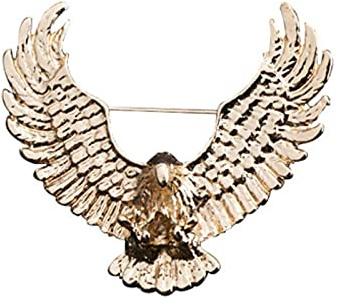 Retro Metall Adler Brosche Tier Gold Anstecknadel Mode Anzug Hemd Corsage Kragen Abzeichen Broschen Schmuck Männer Zubehör