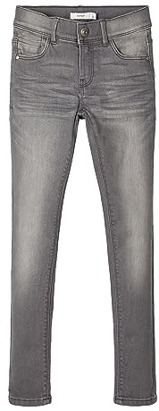 NAME IT Polly Skinny fit Mädchen Jeanshose Light Grey Denim-134