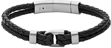 Fossil Heritage Herrenarmband aus Leder oder Edelstahl mit Dornschließe oder Faltschließe