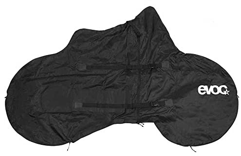 EVOC BIKE RACK COVER mountain bike, practical bike cover (handy bike cover, e-bike protective cover, weather protection bike, dimensions: 80 x 215 x 135 cm, weight: 1100 g), Black
