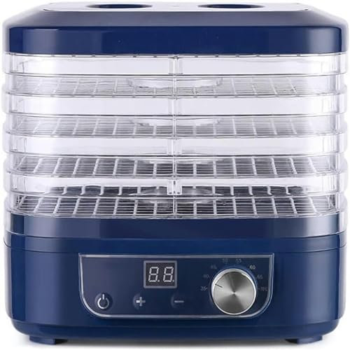 Deshidratadores para Alimentos y cecina, 220 V, Frutas secas, Verduras, Hierbas, Carne, máquina Mini deshidratadores de Alimentos, Carne para Mascotas deshidratada, 5 bandejas, Ref