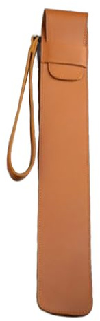 Housse de protection pour baguettes de batterie en cuir synthétique - Sac de rangement étanche - Facile à transporter