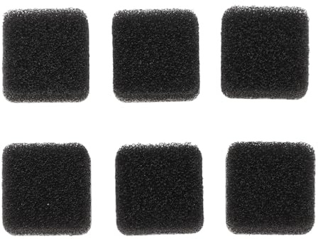 6st Mikrofon Vindskydd Kompatibel med X4 X3 Kamera Brusreducerande Svamp Mikrofon Vindruta