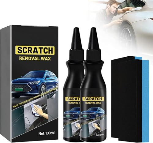 Quick Car Scratch Remover, 2025 New Removes Deep Car Scratch, Model Car Scratch Repair Cream, Removes Scratches Anti-Scratch Repair Paste (2PCS)