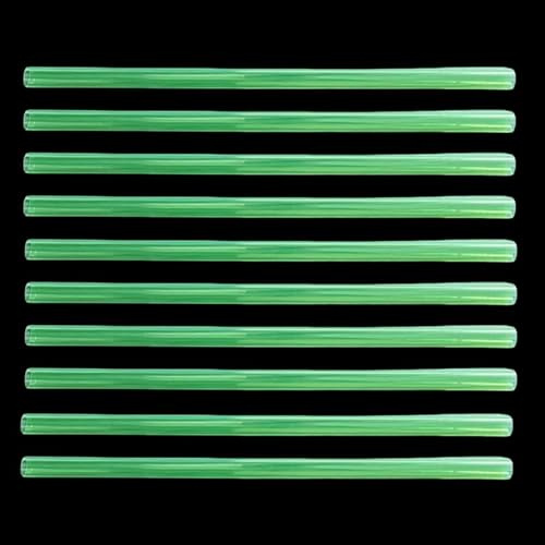 10PCS Clear A4 Slide Binders Green Binding Bars Slide Grip,Plastic Spine Bars Sliding Binders for File Report Project Presentation Office Document Supplies 30.5 * 1.5CM