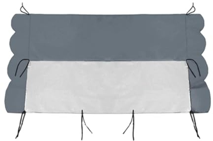 KiBcsLic Toldo de Techo para montacargas, toldo de y protección Solar para Trabajos al Libre, Gris Claro 105x125cm