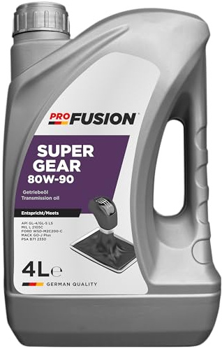 ProFusion 80W-90 4L Super Gear – Aceite de Transmisión Mineral GL-4 MB 235.11 – Valvulina para Cajas Manuales y Ejes Motrices – Alta Estabilidad Térmica
