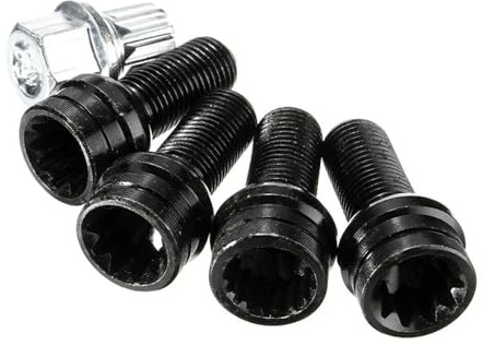 Bulloni per Ruote per VW Passat 1997-2008 Set di bulloni e Dadi antifurto per Ruote 8D0601139F