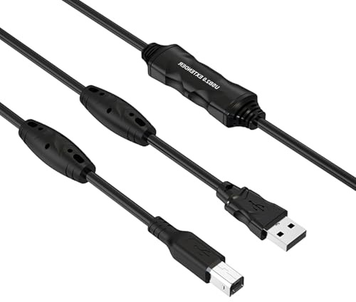 XAGMODSHN Signals Amplified USB2.0 Repeaters Cable 10m for Long Distance Printing Scanning and Plotting Device Stability Long Usb Cable