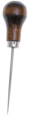 SECFOU Punteruolo Strumento Resistente e Ago in Manico in Legno Punteruolo per Carta per Modellismo Legno per di Precisione e Decorazione Artigianale