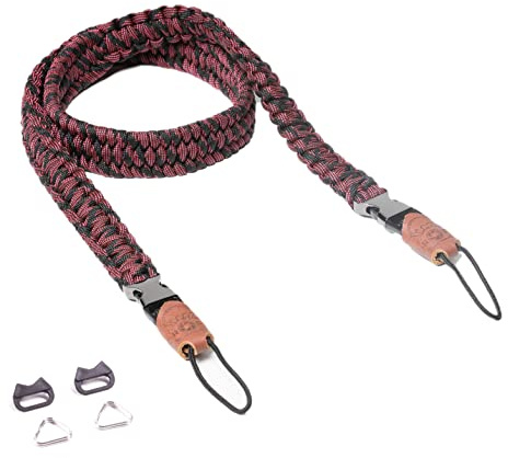 C-Rope Kameragurt THE TRAVELER, handgeflochten, Schnellverschluss, Paracord
