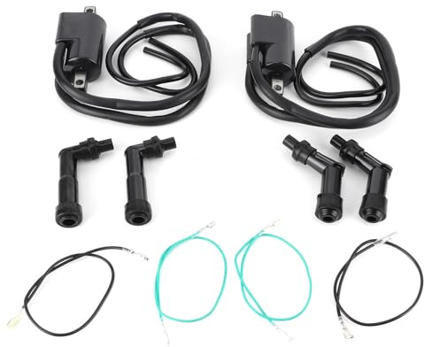 Yctze Tändspole, tändspole Tändstift Cap Set Ersättning 30510-333‑013 Passar för CB350F CB400F CB500 CB550 30510-333-013 30520-333-013