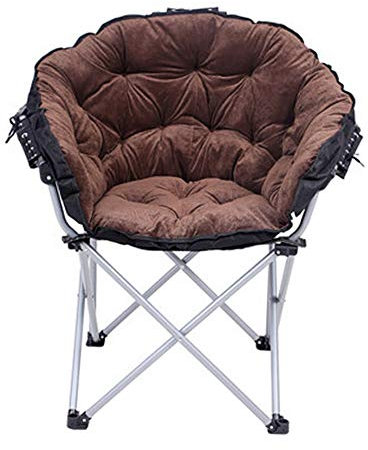 FUFU Deckchairs Lounge Chair, Faule Couch Einzelschlafzimmer Kleines Sofa Balkon Folding Modernen Minimalistischen Schlafsaal Computer Sofa Stuhl 58 * 46 * 102 cm Klappbar (Color : Brown)