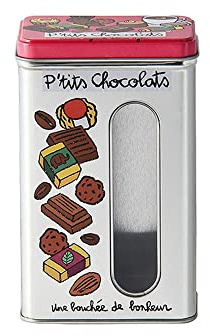 Boite métal petits chocolats Café Gourmand - Derrière la porte
