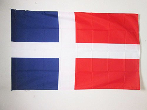 AZ FLAG Flagge Französisches Saarland Protektorat 1947-1956 90x60 cm | Für innen und außen Saarland 1947 bis 1956 dekorative Flagge doppelte Nähte und verstärkte Kanten mit Masttunnel