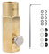 CPROSP Quooker Adaptador de Conector de CO2 para Adaptar Botellas Grandes a Recipientes Pequeños, Conector de CO2 de la Botella de Soda