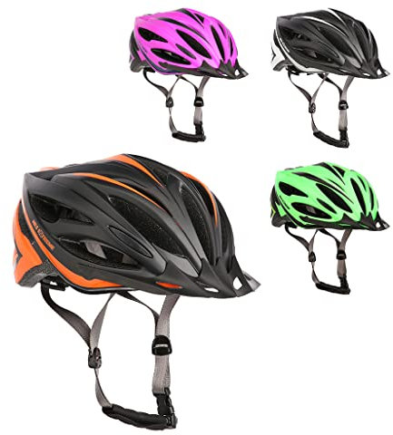 Fahrradhelm Schutzhelm Skaterhelm Skateboard Inlineskater für Jugendliche und Erwachsene Gr. S-L abnehmbares Visier MTW202 (L, Schwarz/Weiß)