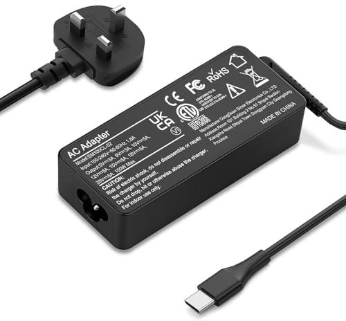 FEWRJG 100W USB C Universal Laptop Charger Compatible with Mac Book pro 16 15 13 2018/2019/2020, Lenovo ThinkPad, HP Chromebook,Dell XPS,ACER,and All Charge USB-C 96W 87W 65W 61W Device
