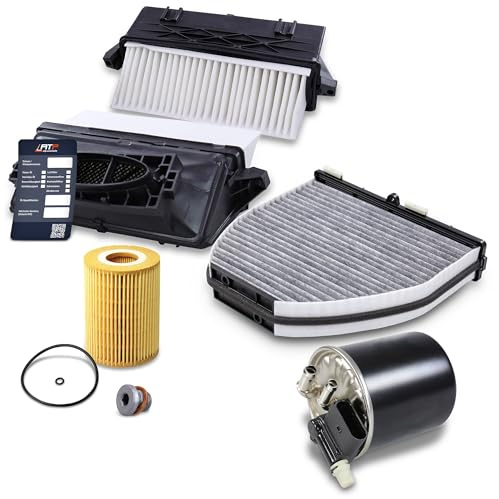 BESTPRICE ATP Inspektionspaket 1x Ölfilter, 1x Innenraumfilter, 1x | Kompatibel mit: MERCEDES-BENZ C-CLASS, C-CLASS T-Model, CLS, CLS Shooting Brake, E-CLASS, E-CLASS Cabriolet, E-CLASS Coupe
