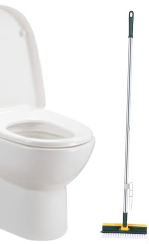 Scheuerbürste mit Schaber, Bodenscheuerbürste mit Schaber, Bodenbürste mit Schaber, Betonbürste | Fugenbürste 180° drehbar Fugenbürste mit harten Borsten Formbürste