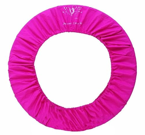 LSYHHXC Anelli da Ginnastica Cerchio da Ginnastica Artistica Custodia Protettiva Cover Ginnastica Ritmica Cerchio Anello Appratus Accessorio Custodia da Cerchio(Rose)