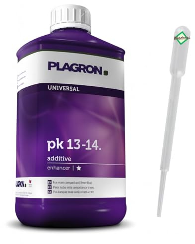 Weedness Plagron Dünger PK 13/14 250 ml - Grow Tomaten Naturdünger NPK Orchideen Palmen Bio Gemüse Bonsai Organischer